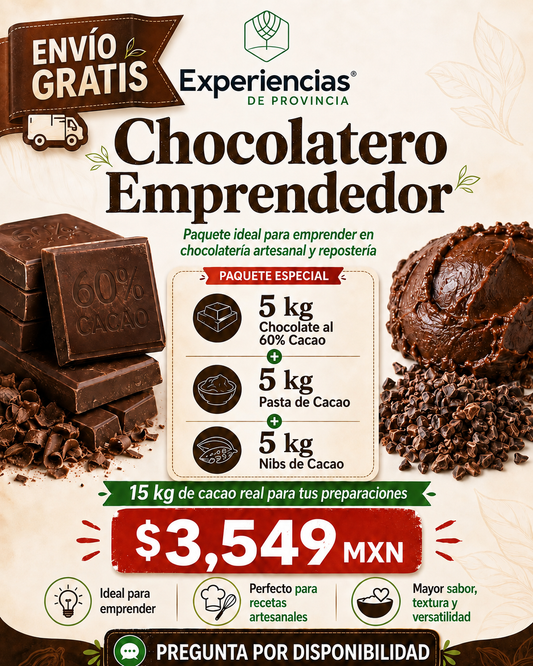 PAQUETE CHOCOLATERO EMPRENDEDOR