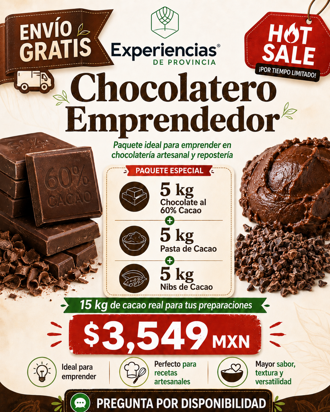 HOT SALE CHOCOLATERO EMPRENDEDOR