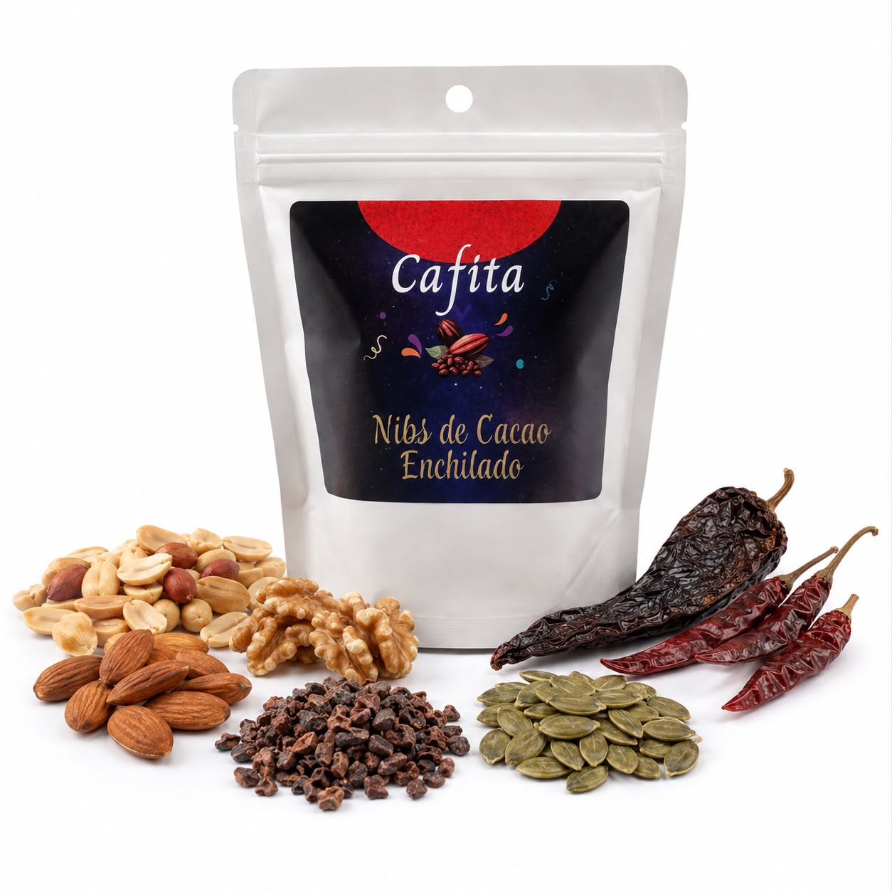 Nibs de Cacao Enchilados Cafita